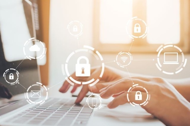 Cyber Security laptop