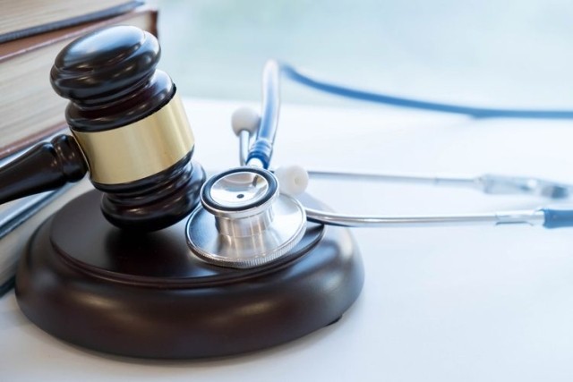 legal gavel stethoscope books